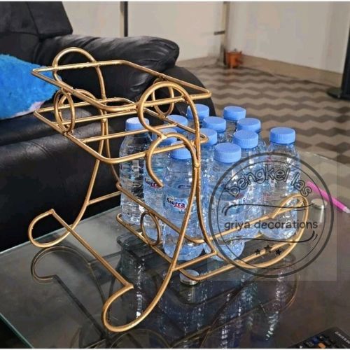 Rak besi Tempat Minuman aqua gelas tatakan Tisu Minimalis