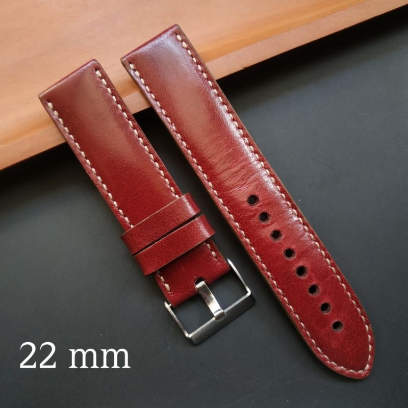 Tali jam tangan kulit asli 22mm / strap jam tangan vidileather