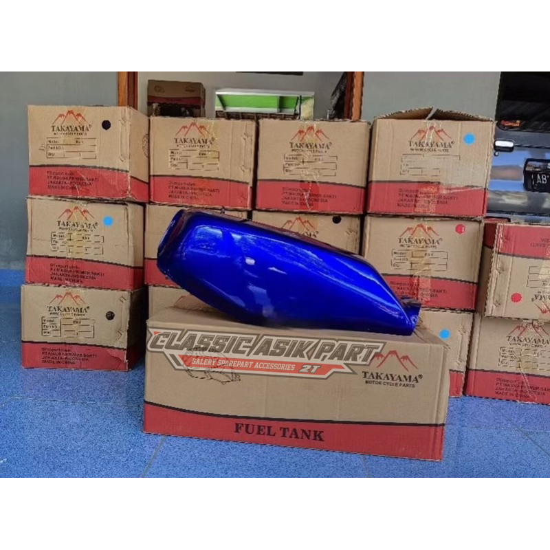 Tangki Rx king Rxking Rxk Hitam biru merah Polos Takayama