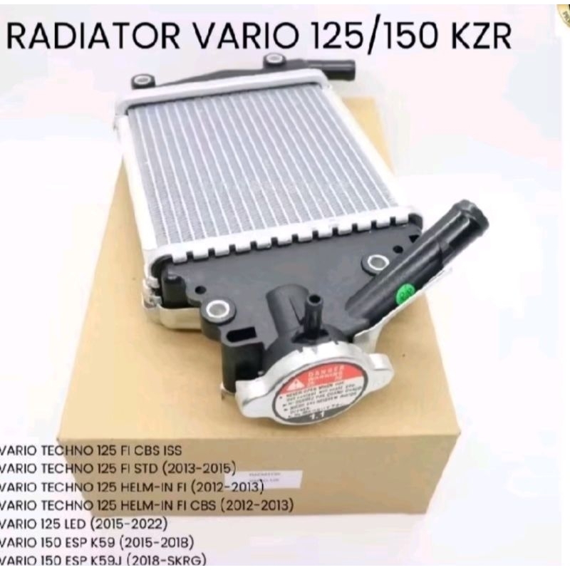 Radiator ( KZR ) motor Honda Vario 125 / Vario 125 LED / Vario 125 thecno / Vario 125 CBS / Vario 15