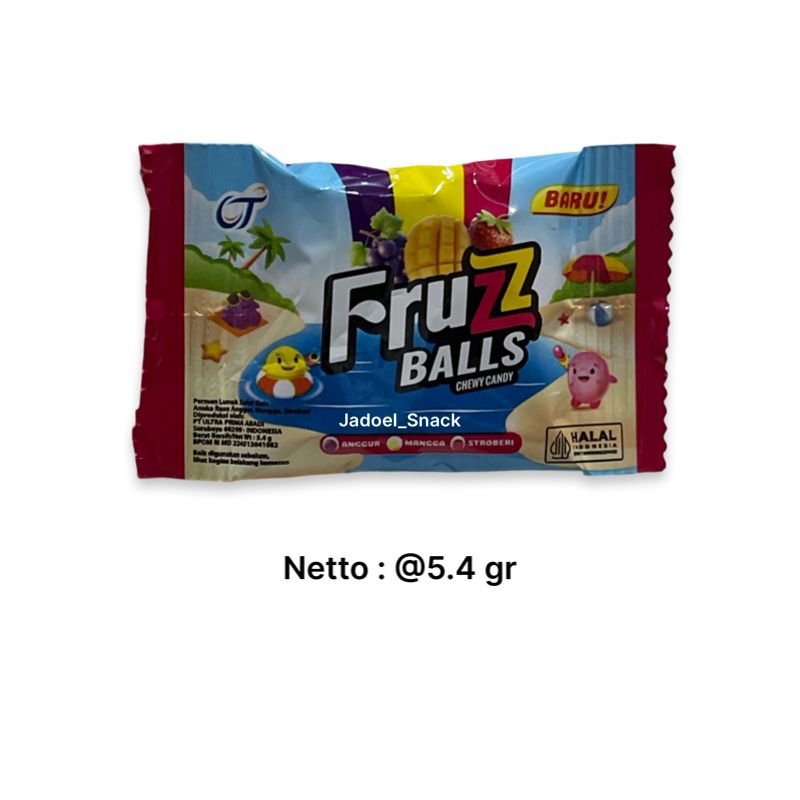 

Permen Marbells Fruzz balls 24 x 5.4gr Rasa buah