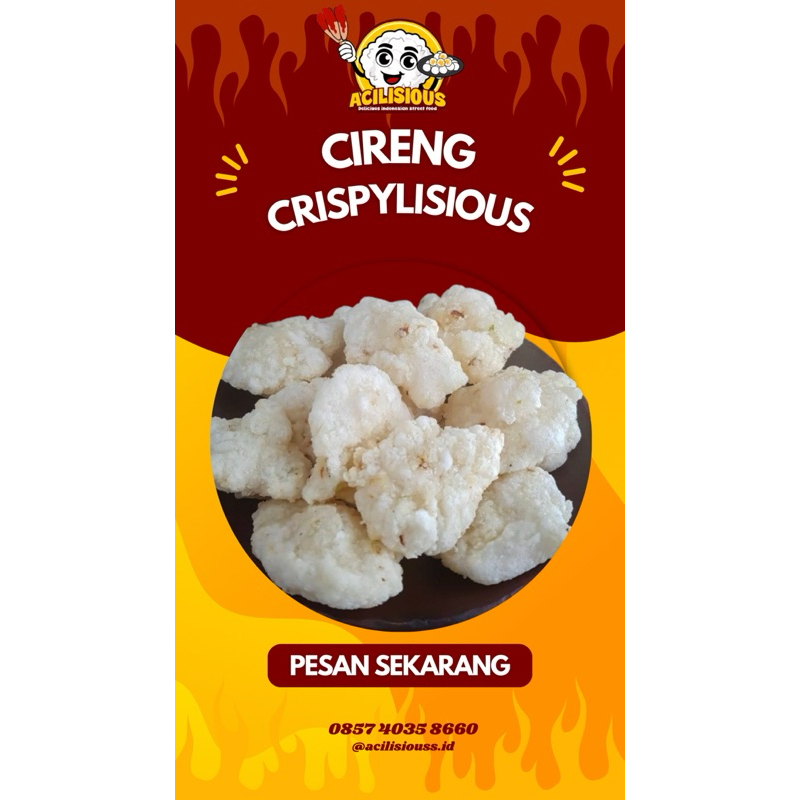 

Aciilious Cireng Crispy bumbu rujak