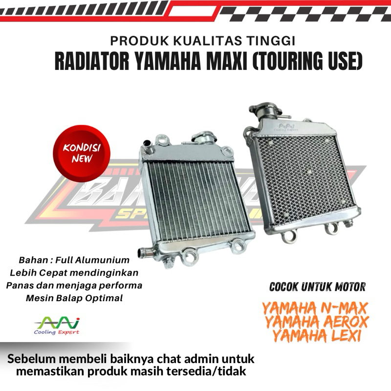 Radiator Motor Racing AAI Yamaha Aerox/Nmax/Lexi (Touring Use)