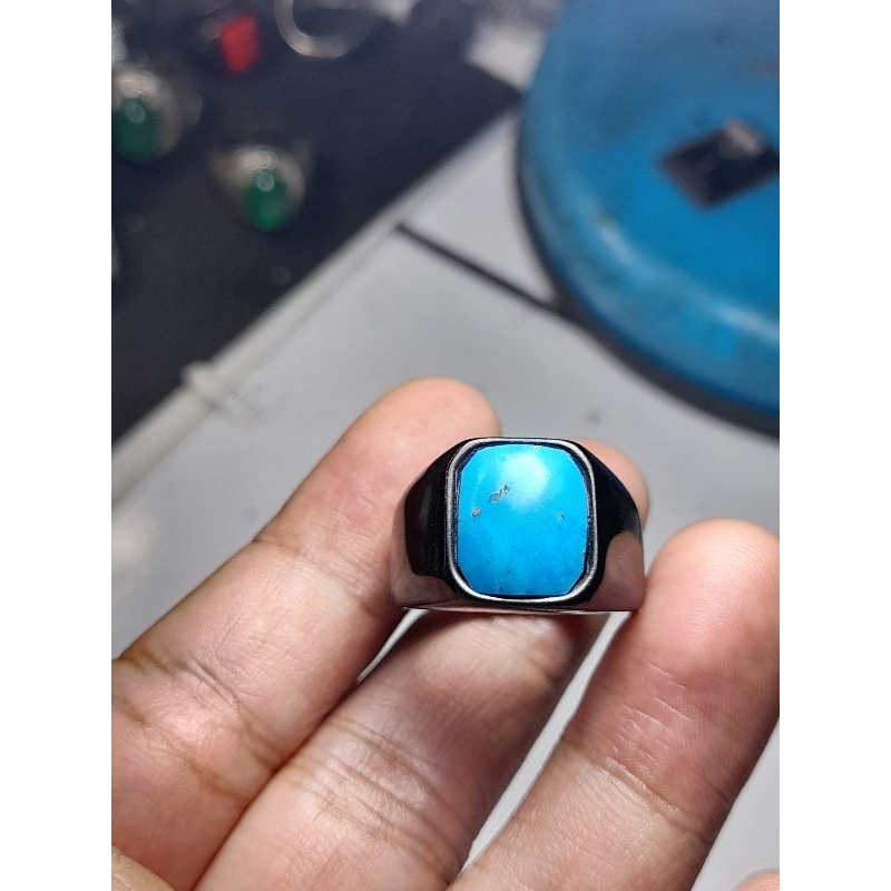 batu cincin pirus persia polos