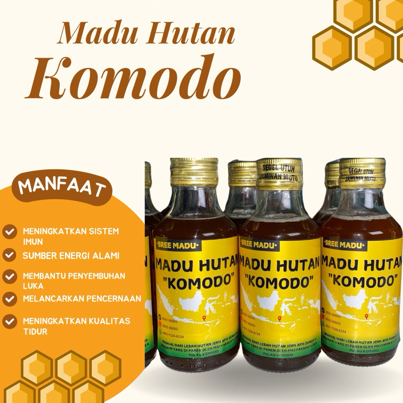 

MADU HUTAN PULAU KOMODO ASLI 140 ml