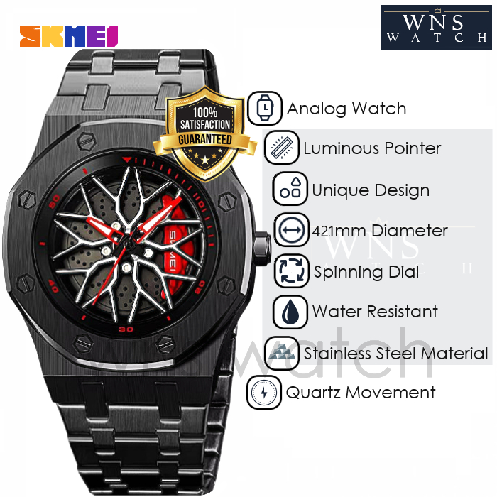 [LIMITED] Jam Tangan Rantai Analog Pria Original Sporty Unique Creative Luminous Wristwatch Model Ka