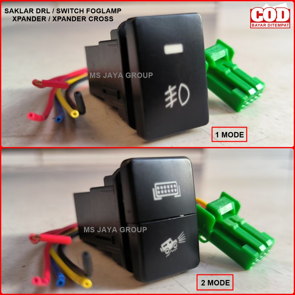 Saklar Lampu DRL Xpander Cross Xpander Tombol Switch On Off Fog Lamp Foglamp MSJ