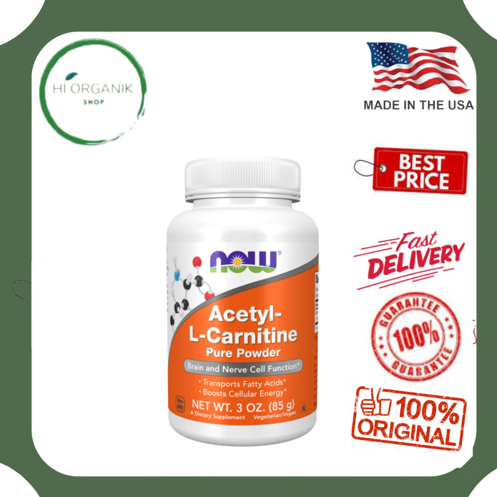 

NOW Foods Acetyl-L-Carnitine Pure powder 85 gr
