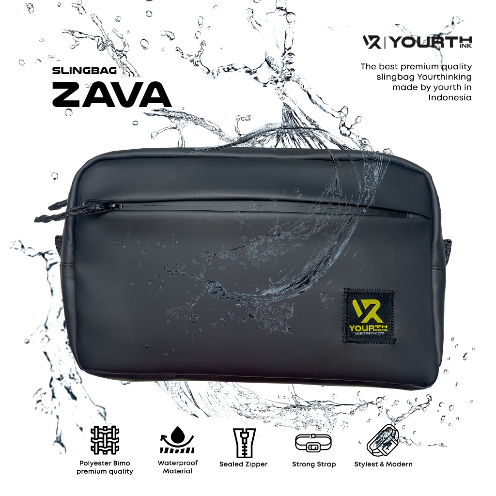 YOURTH - Handbag Pria ZAVA Exclusive Clucth Bag Tas Slingbag Pouchbag Hand Bag Cowok Pria premium or
