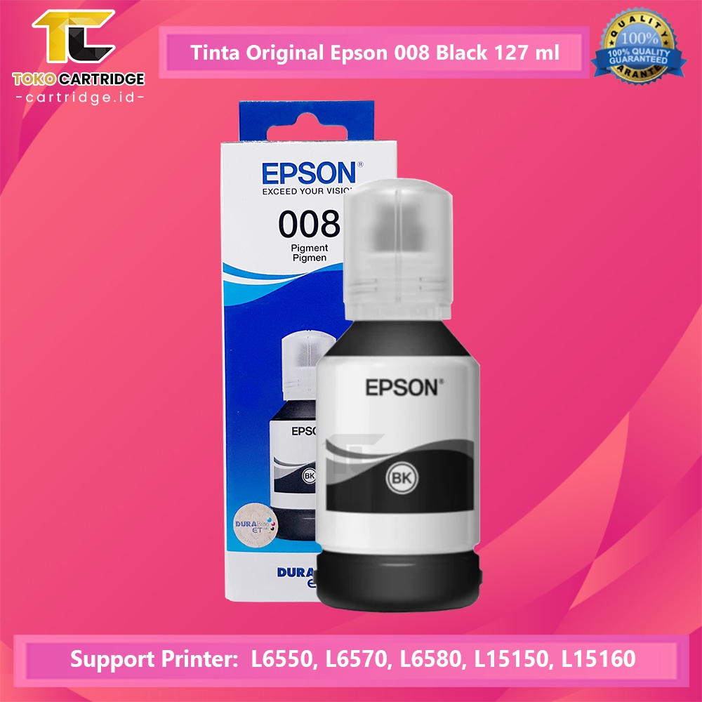 Epsn 008 Printer L6460 L6490 L6550 L6580 L15150 L15160 L15180 Black 127ml Cyan Magenta Yellow 70ml