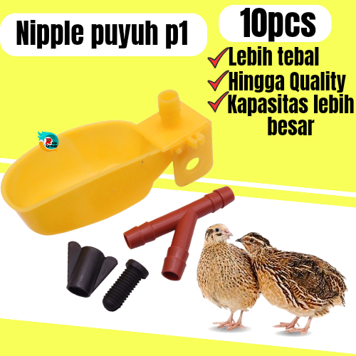Nipple Nipel Nepel Puyuh P1 Alat Minum Puyuh
