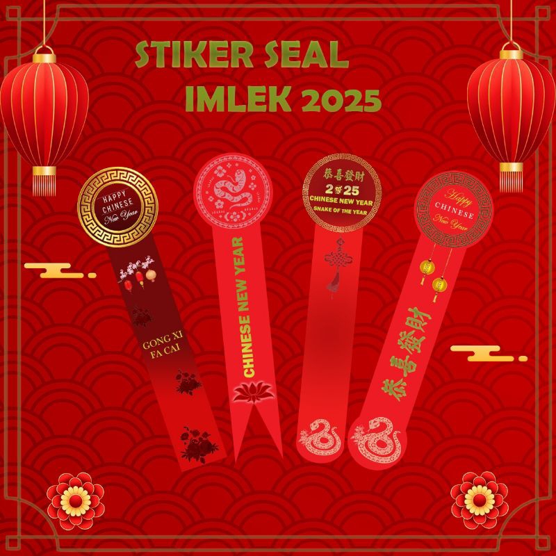 

Stiker Seal Imlek 2025 | BEBAS REQUEST DESAIN