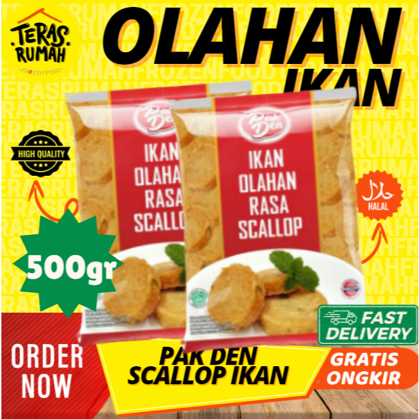 

PAKDEN - OLAHAN IKAN RASA SCALLOP BENTUK BUNDAR 500GR