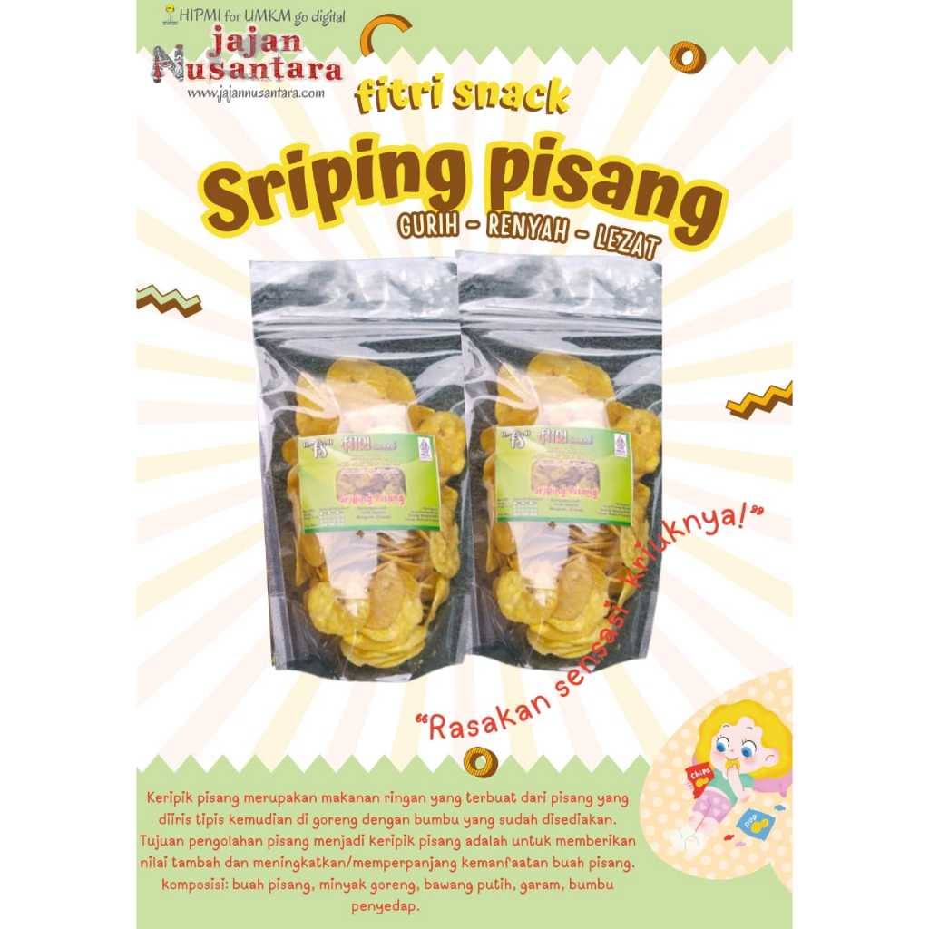 

Seriping Pisang By Jajan Nusantara