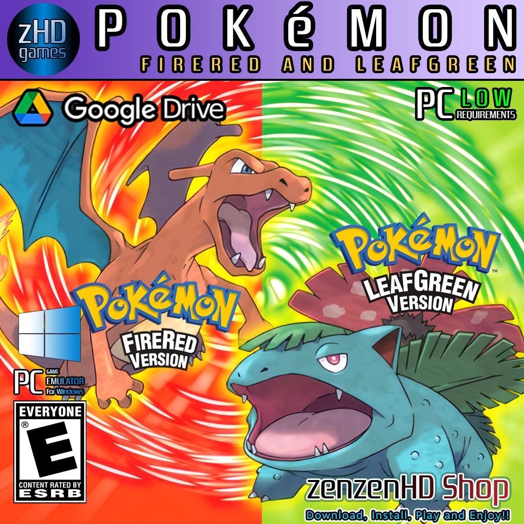POKEMON FIRERED AND LEAFGREEN | Pokemon FireRed & LeafGreen Version PC Games Emulator