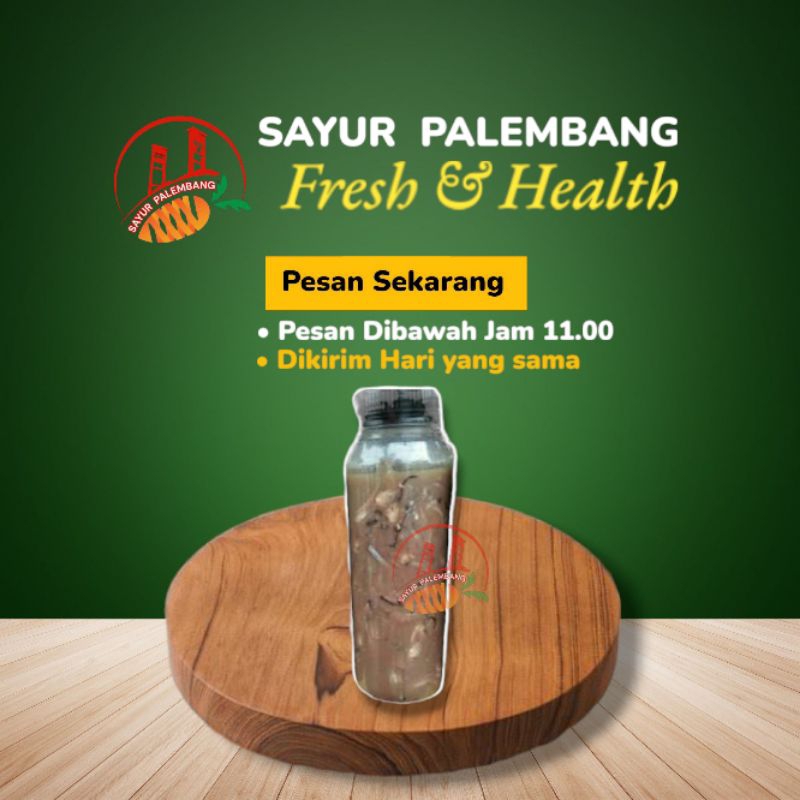 

Rusip Bangka 1Botol - Sayur Palembang