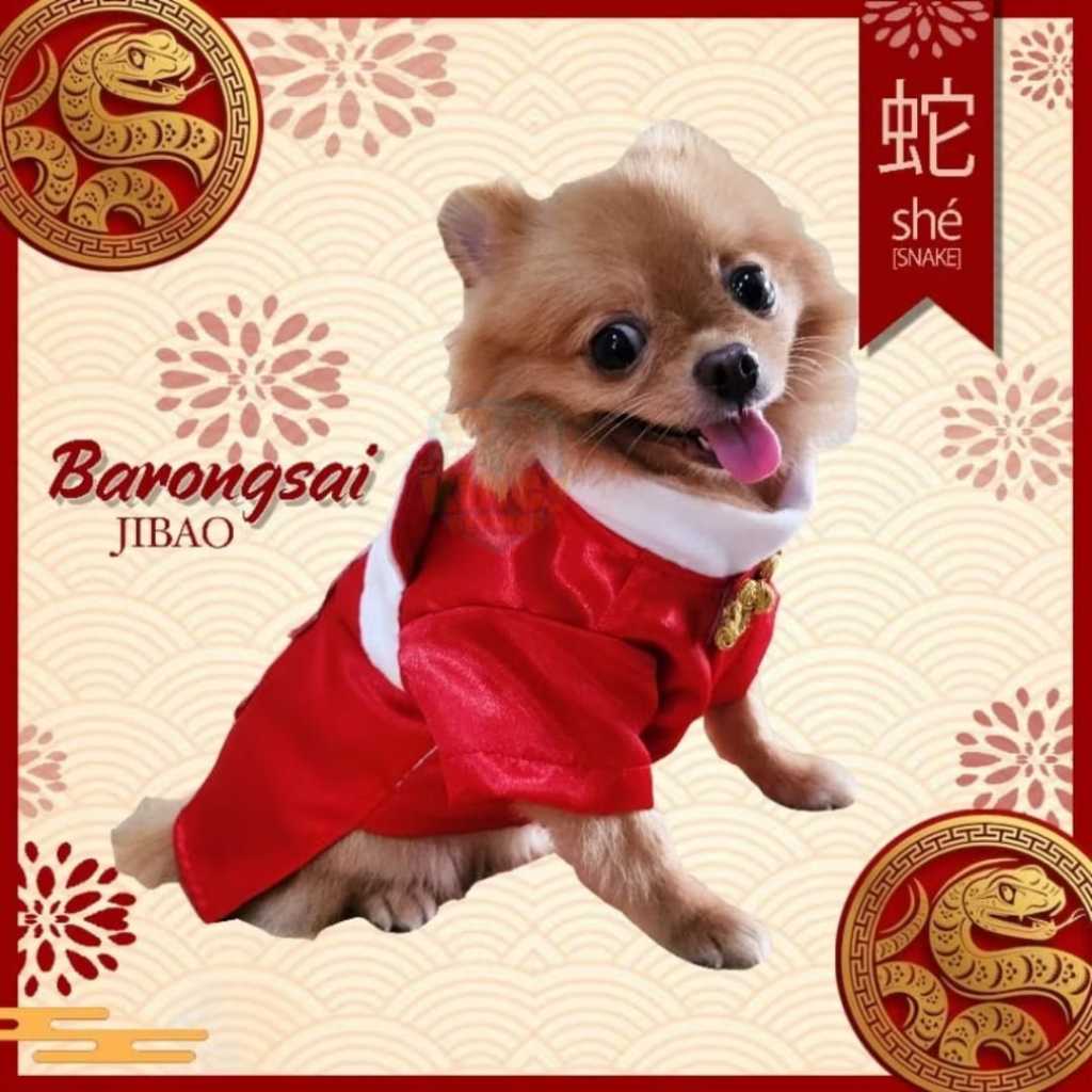 BAJU ANJING KUCING SPECIAL NEW YEAR BARONGSAI JIBAO