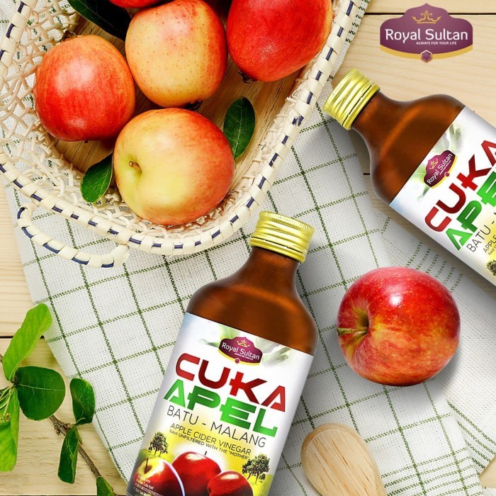 

Cuka Apel Batu Malang Royal Sultan Cuka Apel with the mother - 320 ml