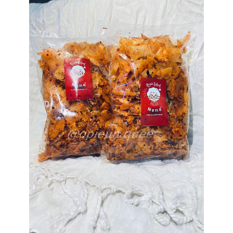 

Kripset(Kripik Pedas daun jeruk)