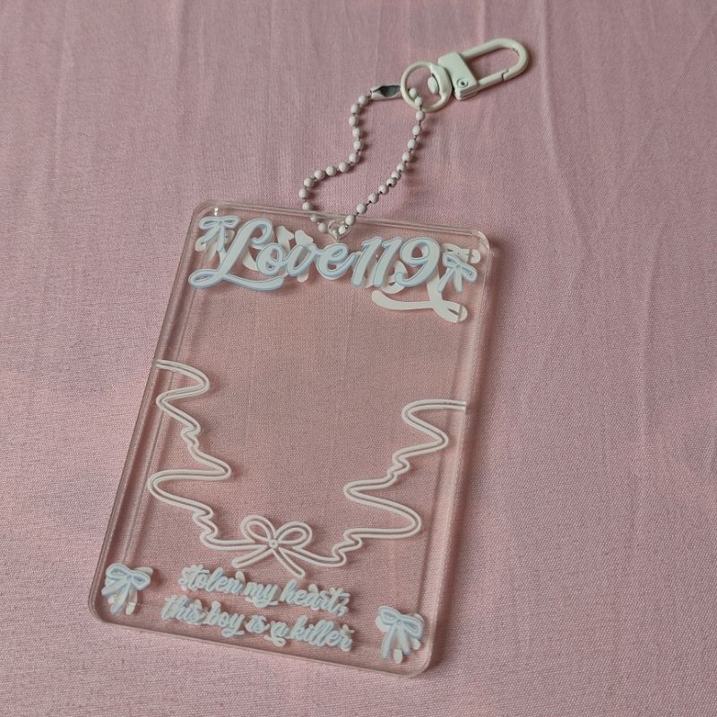

[READY STOCK] Love119 Clear Photocard Holder - Cahol Acrylic Transparan