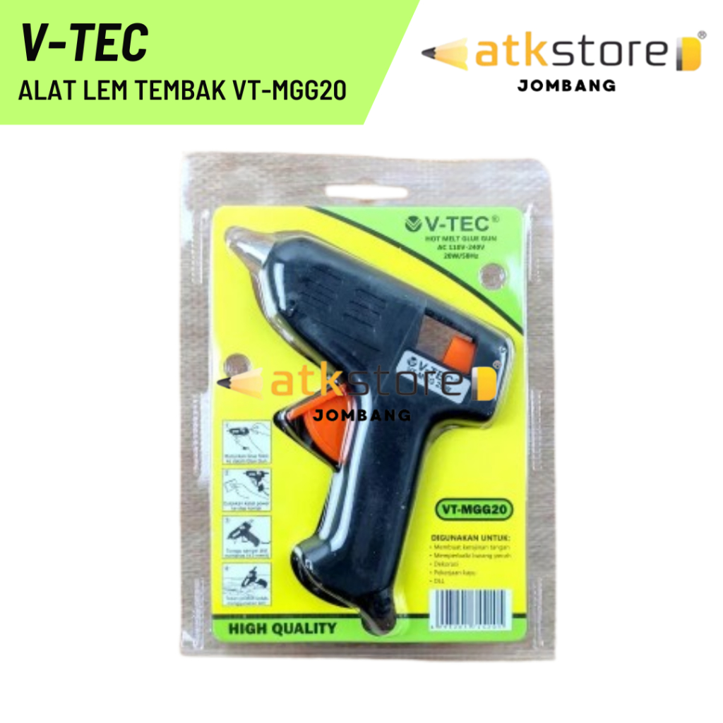 

V-TEC Glue Gun /Alat Lem Tembak VT- MGG20 20W