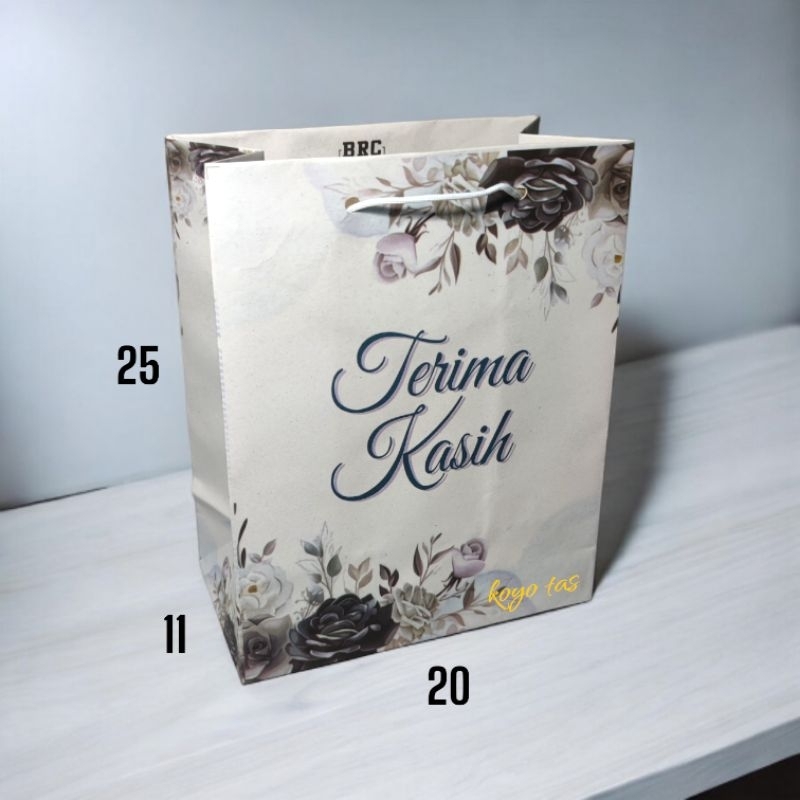 

paperbag aesthetic abu-abu uk20x11x25