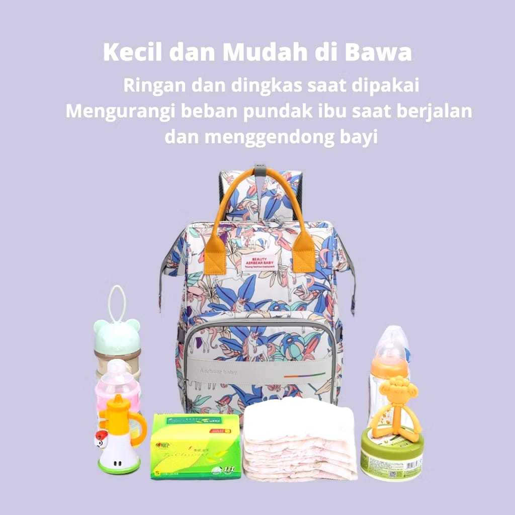 Tas Bayi Multifungsi / Diaper Bag / Tas Perlengkapan Bayi / Ransel Multifungsi  / Diaper Bag