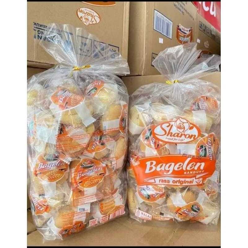 

[COD] BAGELEN SHARON ISI 30 PCS RASA ORIGINAL / ROTI KERING snack