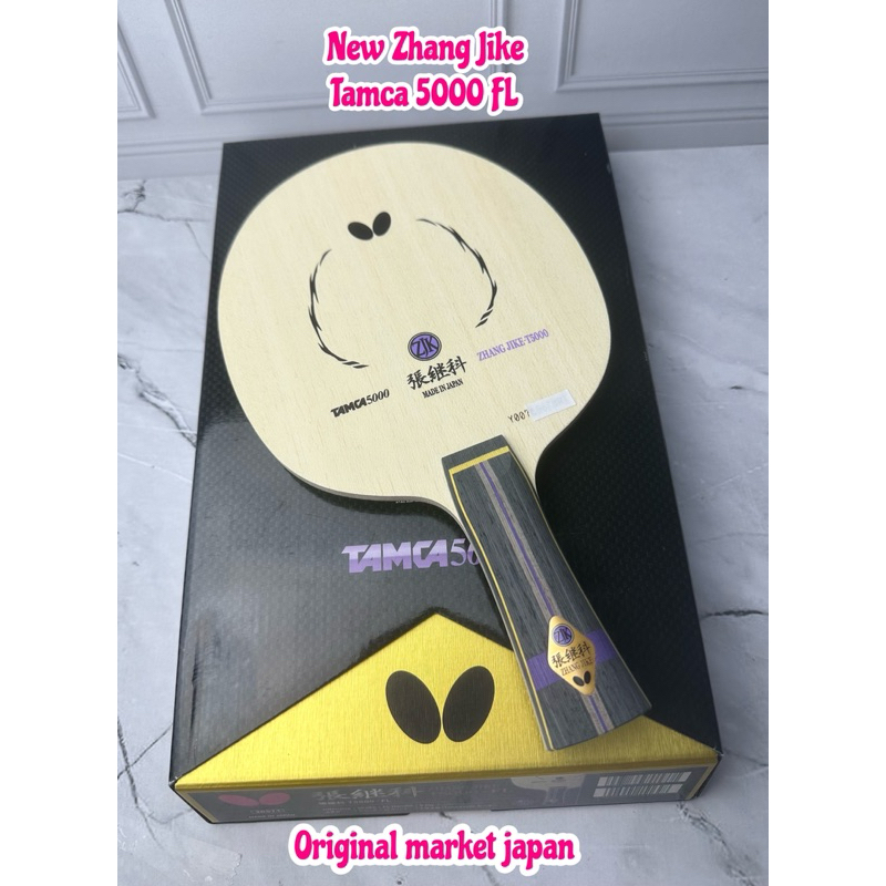 NEW BET BAT BLADE KAYU TENIS MEJA PINGPONG ZHANG JIKE TAMCA 5000 FL T5000 ORIGINAL MARKET JAPAN