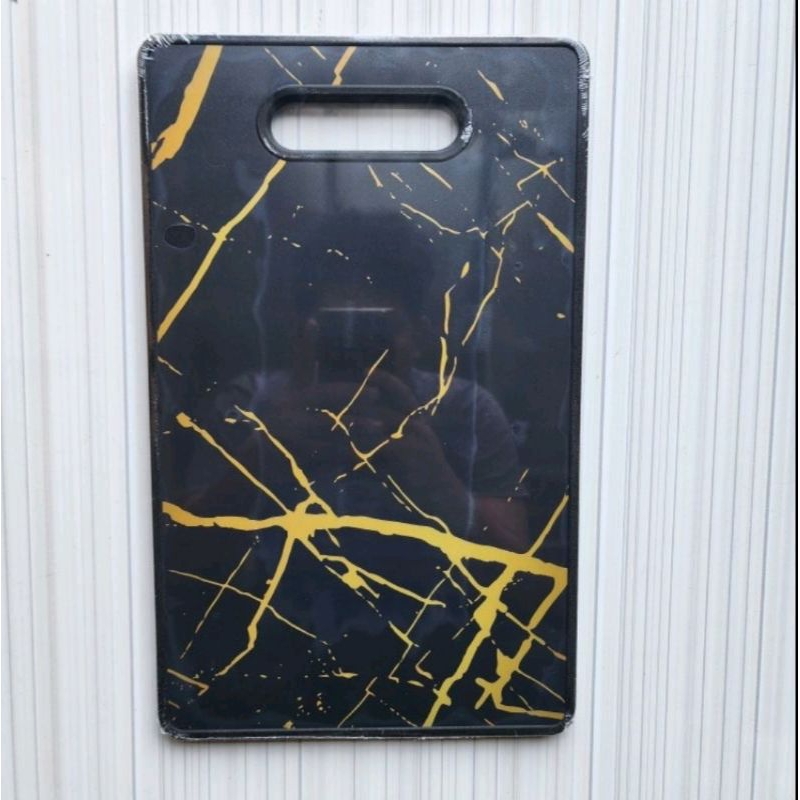 Talenan plastik marble marmer anti lengket TEBAL / talenan motif keramik marmer / talenan multifungs