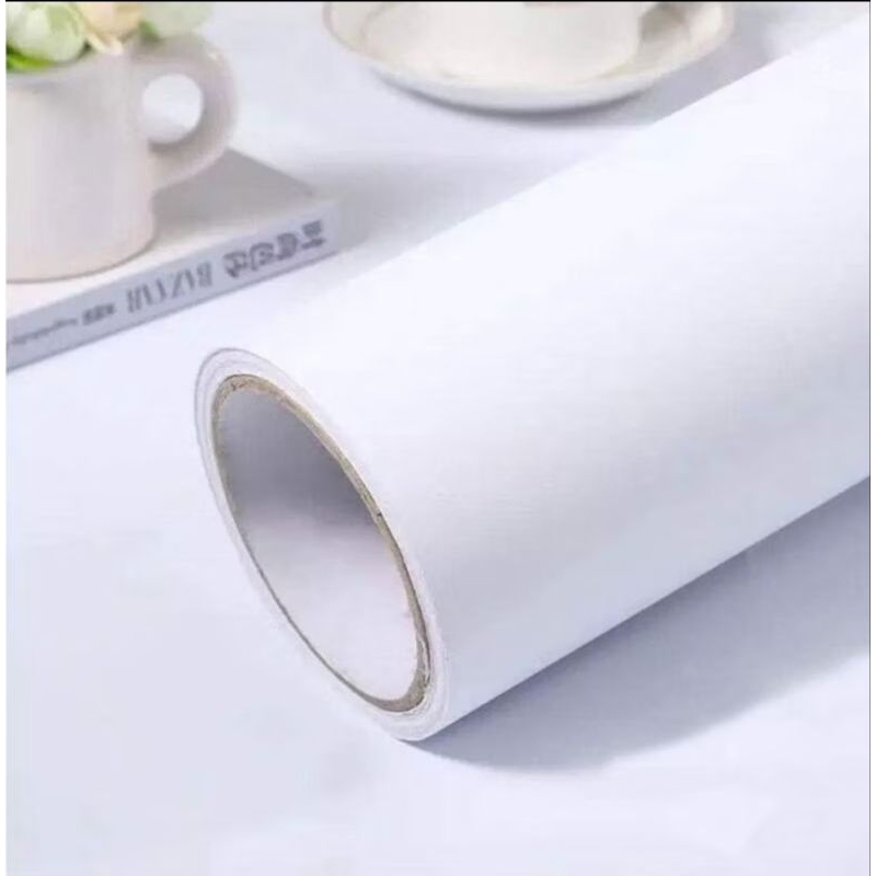 Wallpaper Dinding Putih Polos Wallpaper Stiker Dinding Wallpaper Polos Walpaper Sticker Polos Elegan