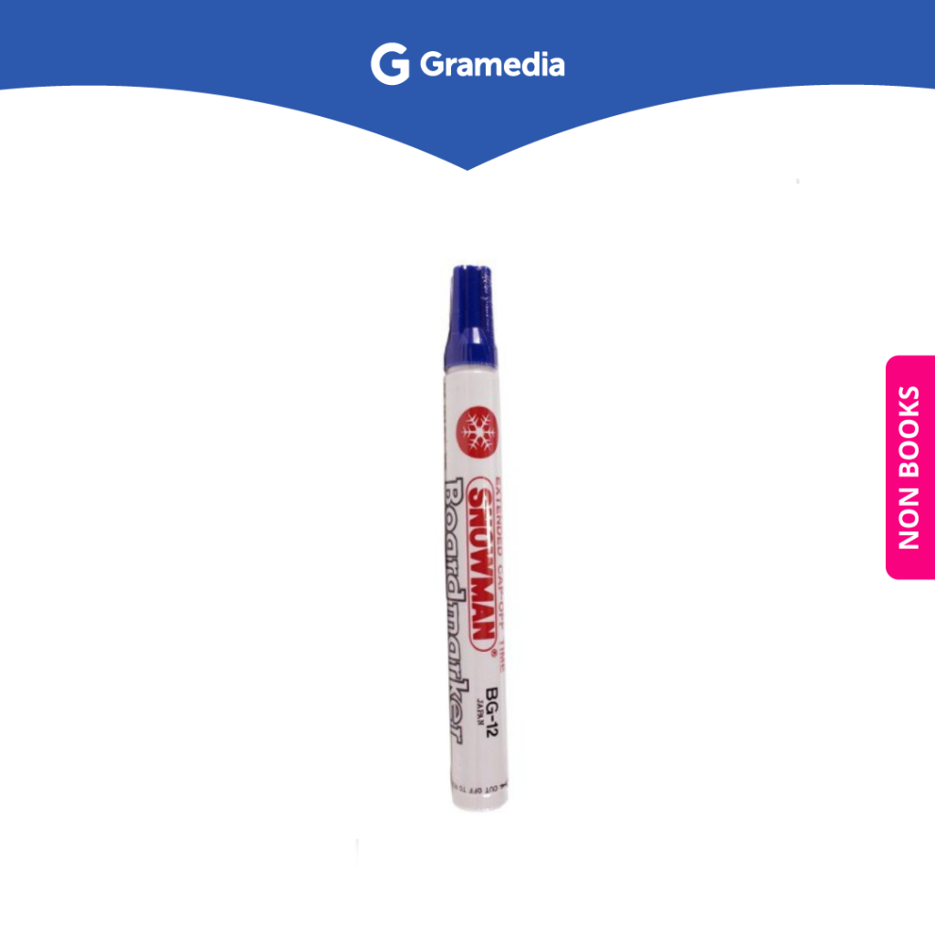 

Gramedia Surabaya - SNOWMAN B.MARKER BG-12 BLUE