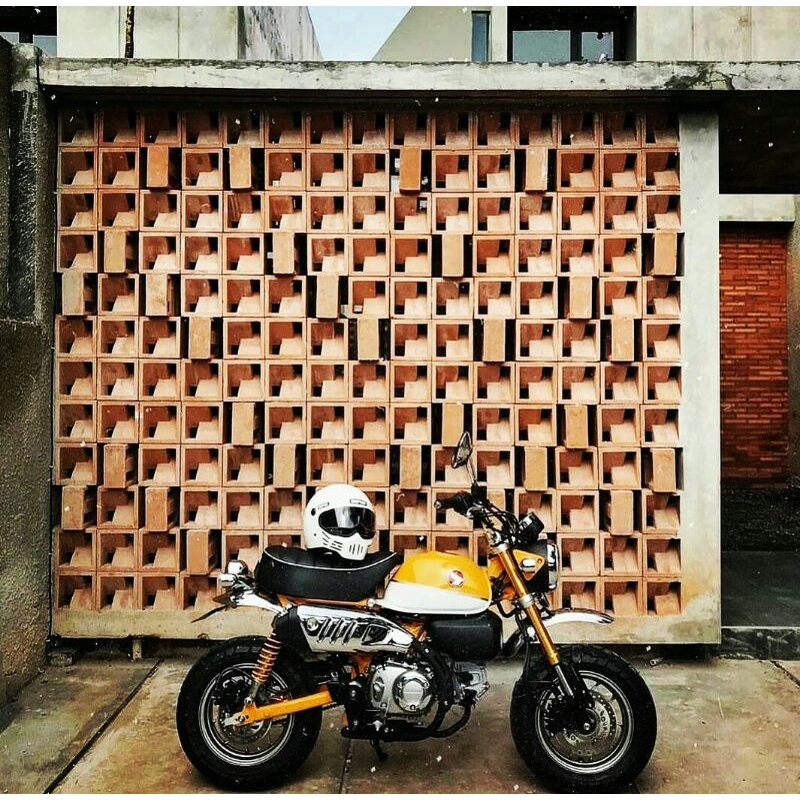 Roster Beton Jakarta Minimalis Modern Kuat Berkualitas Kombinasi Merah teracota