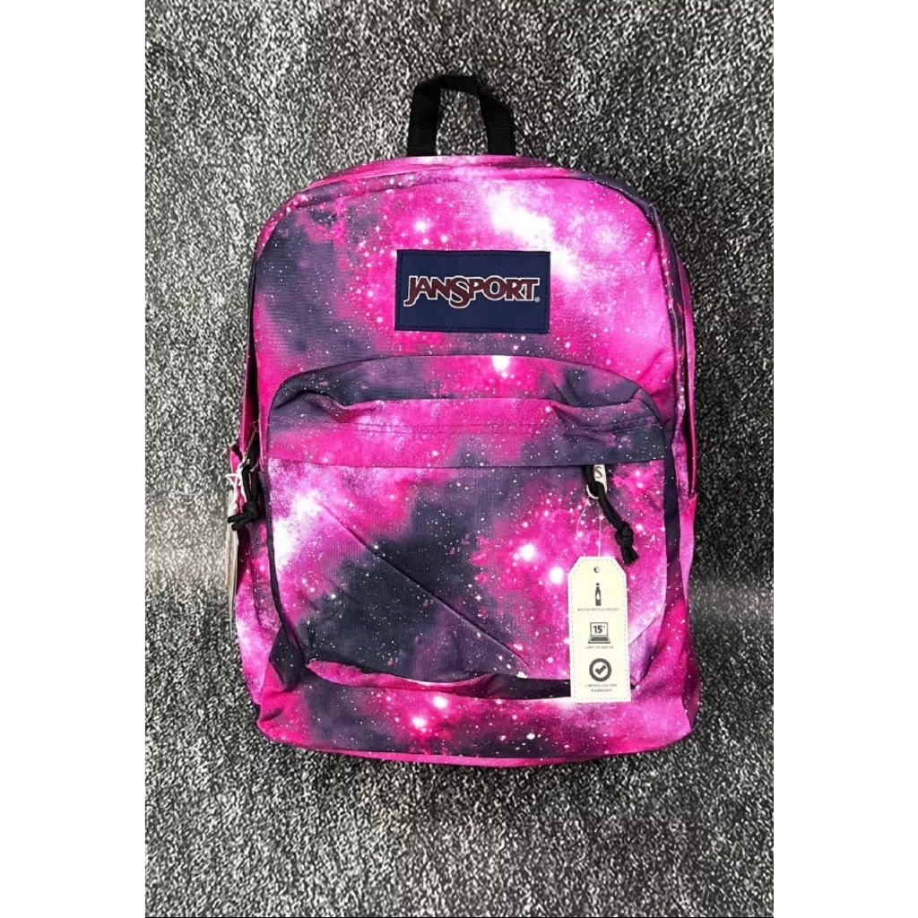TAS RANSEL JS JANSPORT SPORT BAGS ORIGINAL GALAXY PINK BACKPACK