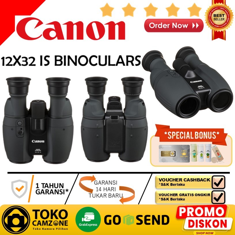 Canon 12x32 IS Image Stabilized Binoculars Teropong Canon Binocular