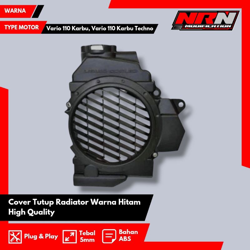 Cover Radiator Vario 110 Karbu Tutup Radiator Vario 110 Karbu Techno