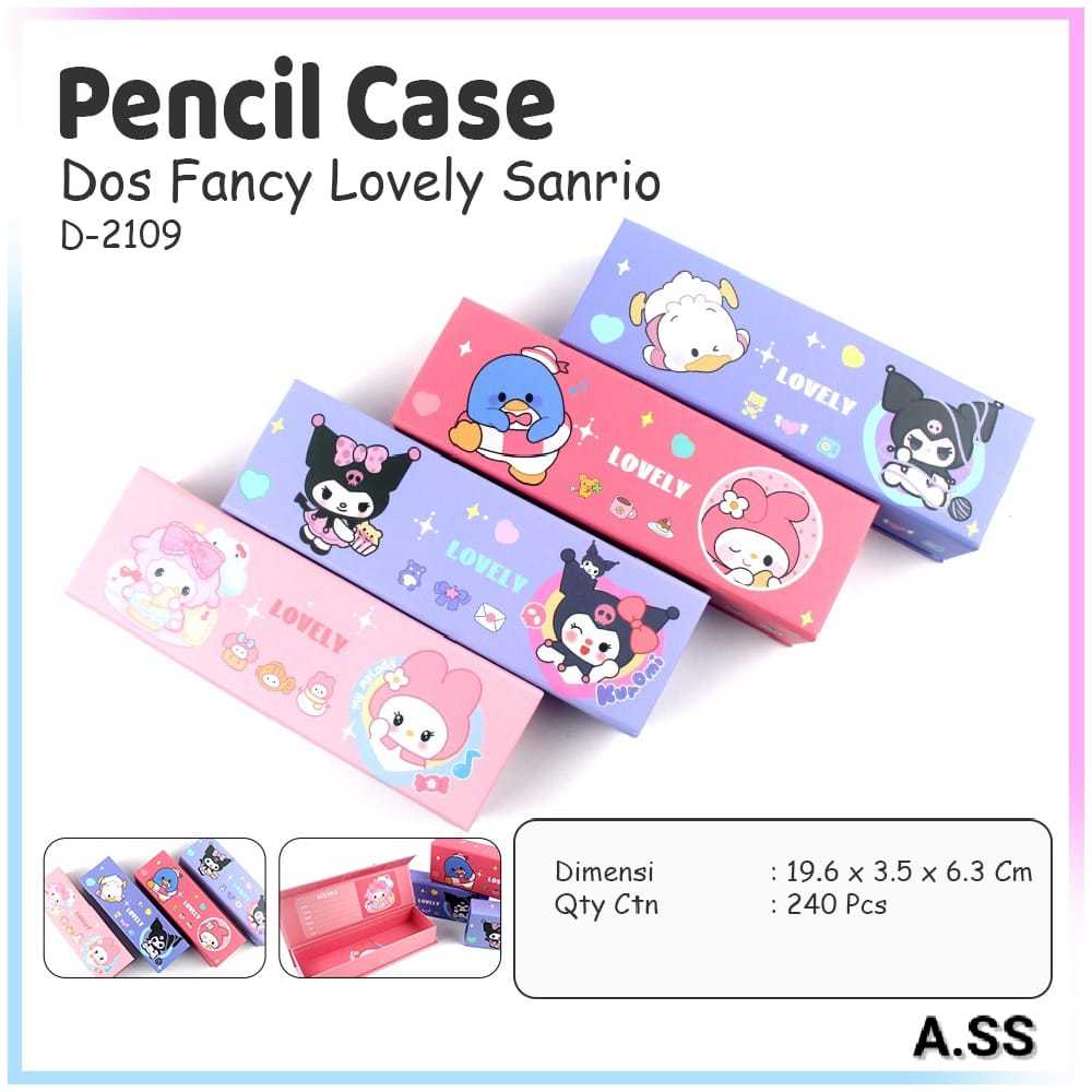 

Tempat Pensil Magnet Dus Karton Lipat 1 Susun SNR D 2109 Kuromoi Melody