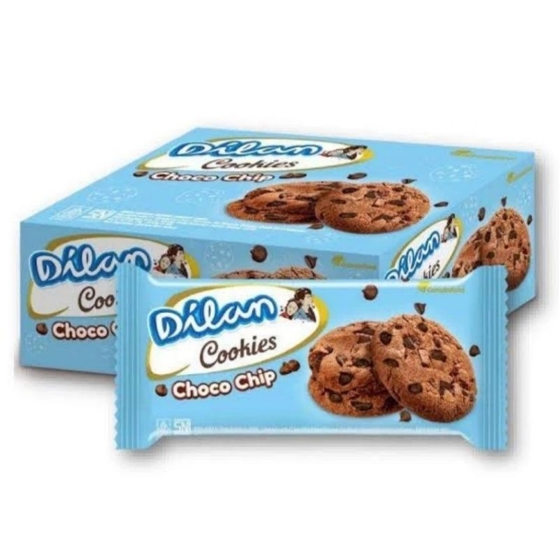 

Dilan Cookies Choco Chip Sekotak isi 24 Pcs