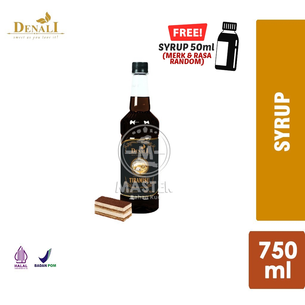 

Syrup Tiramisu Denali / Sirup Tiramisu [Botol Plastik 750ml]