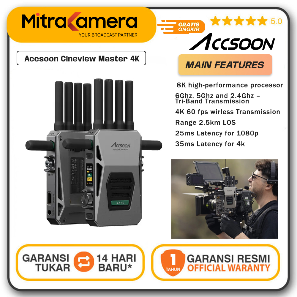 Accsoon Cineview Master 4K Wireless Transmission System
