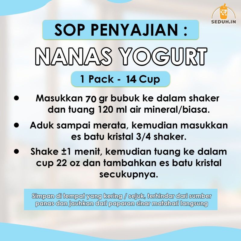 

RB Yogurt Bubuk Minuman Rasa - Nanas 1KG
