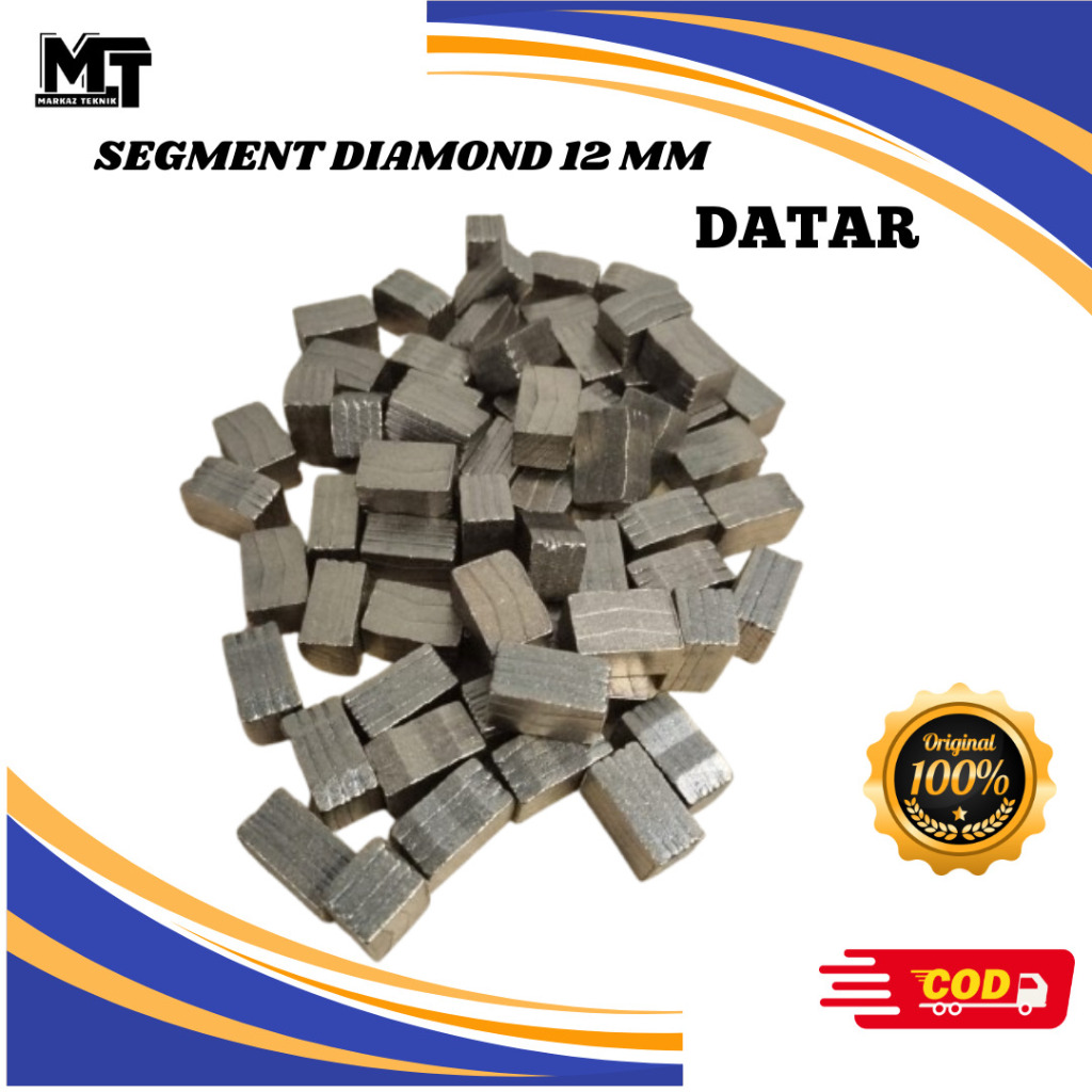 segmen mata bor sumur/segment diamond 12mm/segment mata bor