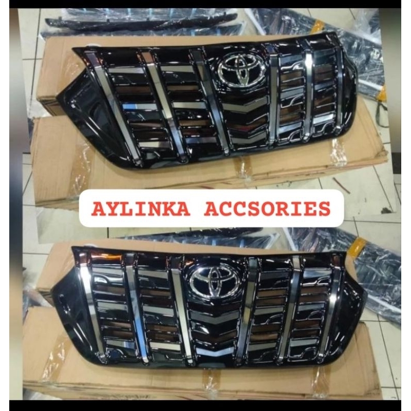 Grill Avanza xenia 2016 2018 model alpahard hitam glossy plastik ABS