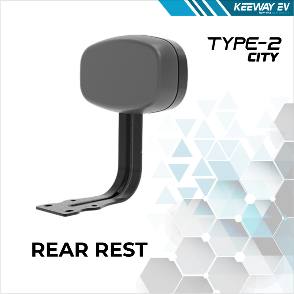 Rear Rest Sepeda Listrik Keeway EV Type 2 CITY