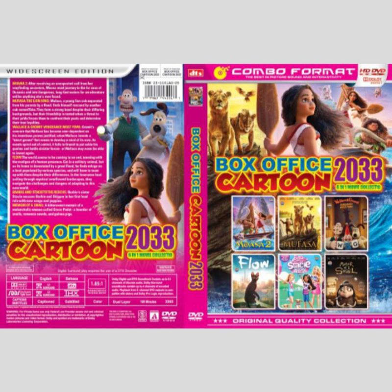 Kaset Koleksi Film Box Office Cartoon 2033