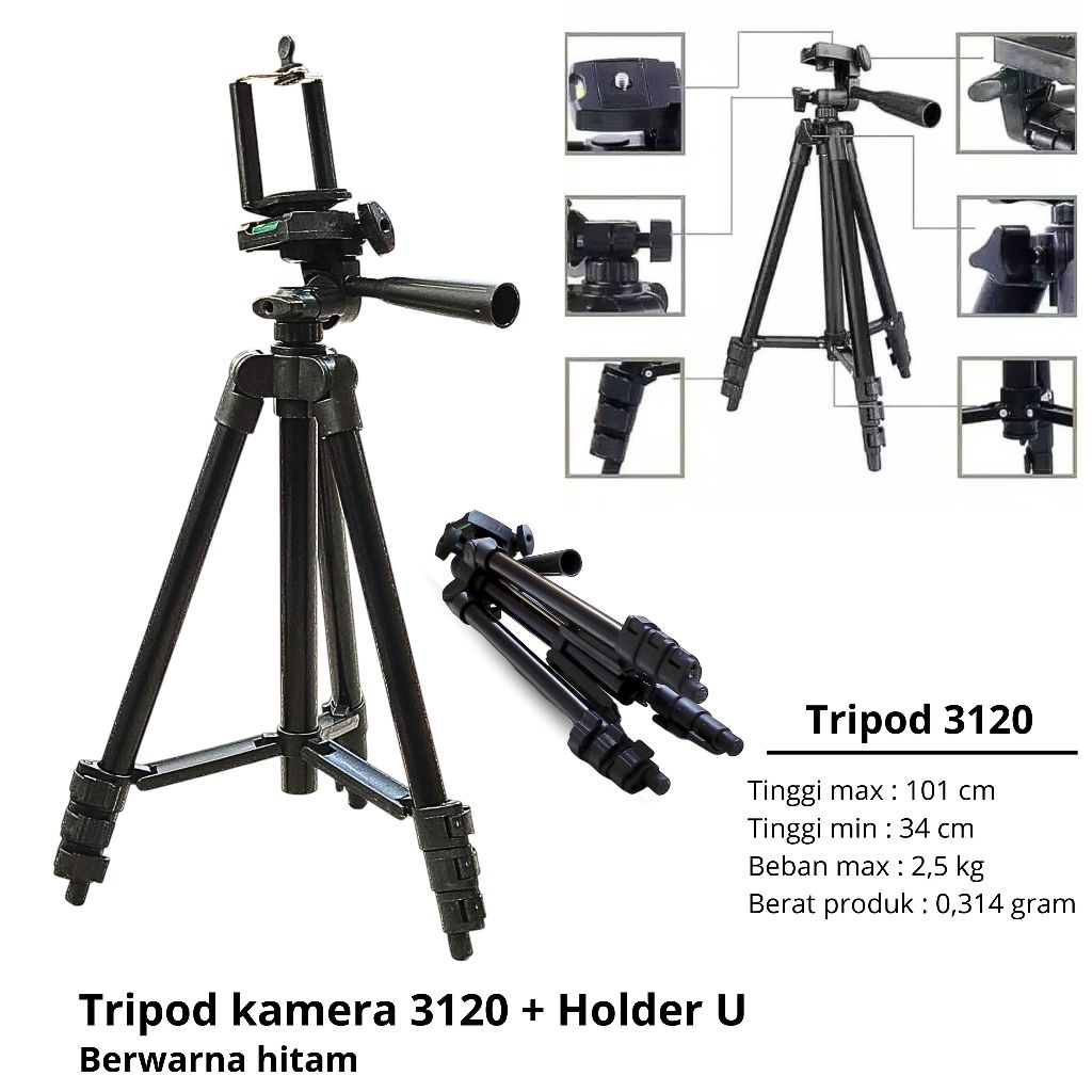 Tripod 3120 - Tripod HP Dudukan Hp