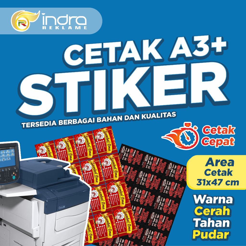 

STIKER A3+ MURAH, CEPAT, DAN BERKUALITAS