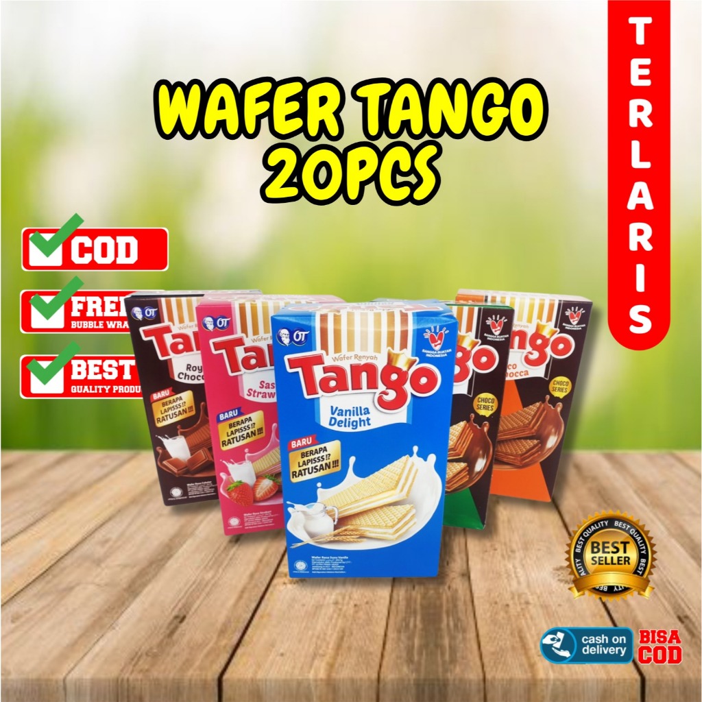 

BOX 20*7gr - WAFER TANGO 20 PCS / TANGGO atayatoko