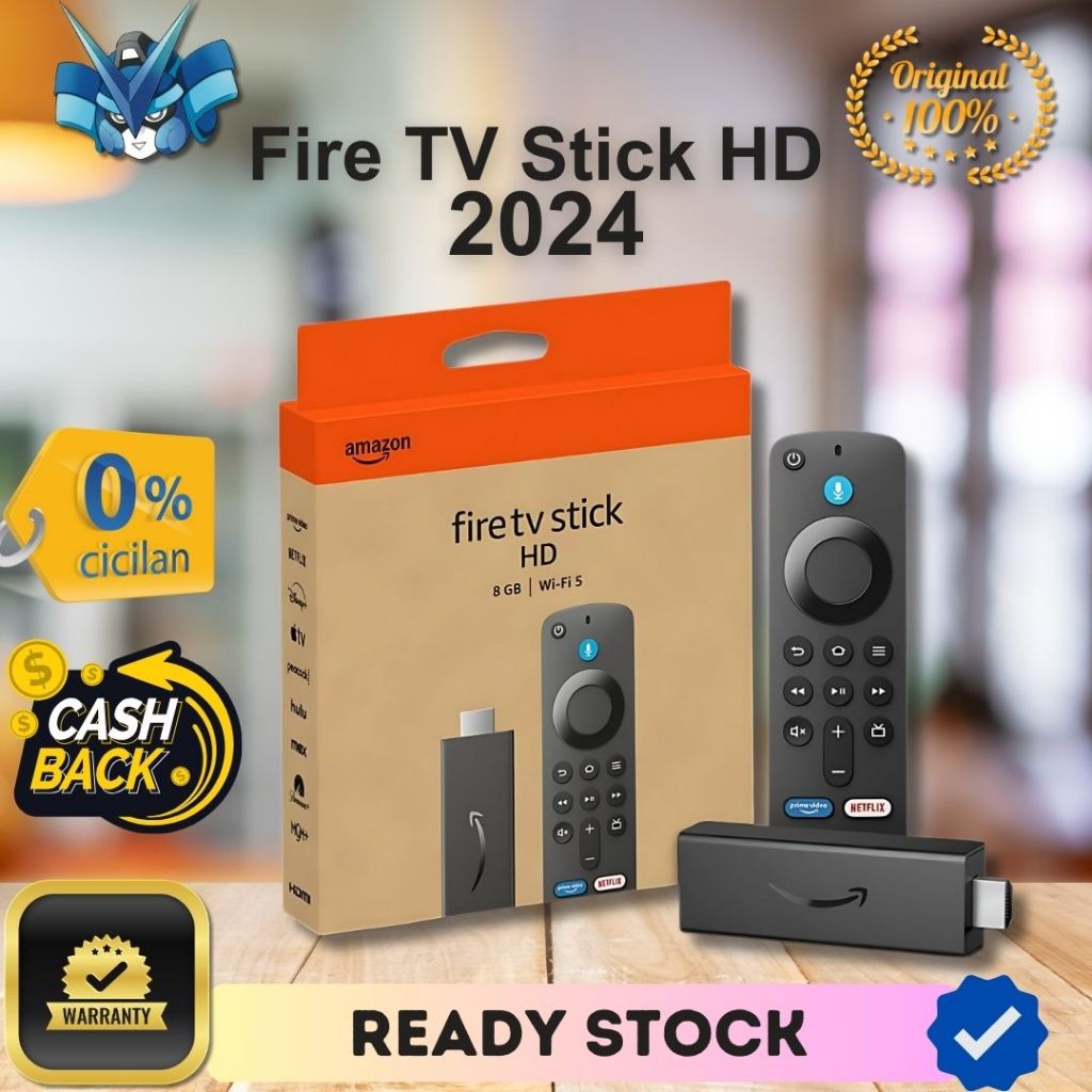 Amazon Fire TV Stick HD 2024 Wifi 5 With Alexa / FireTv Stik HD wifi5