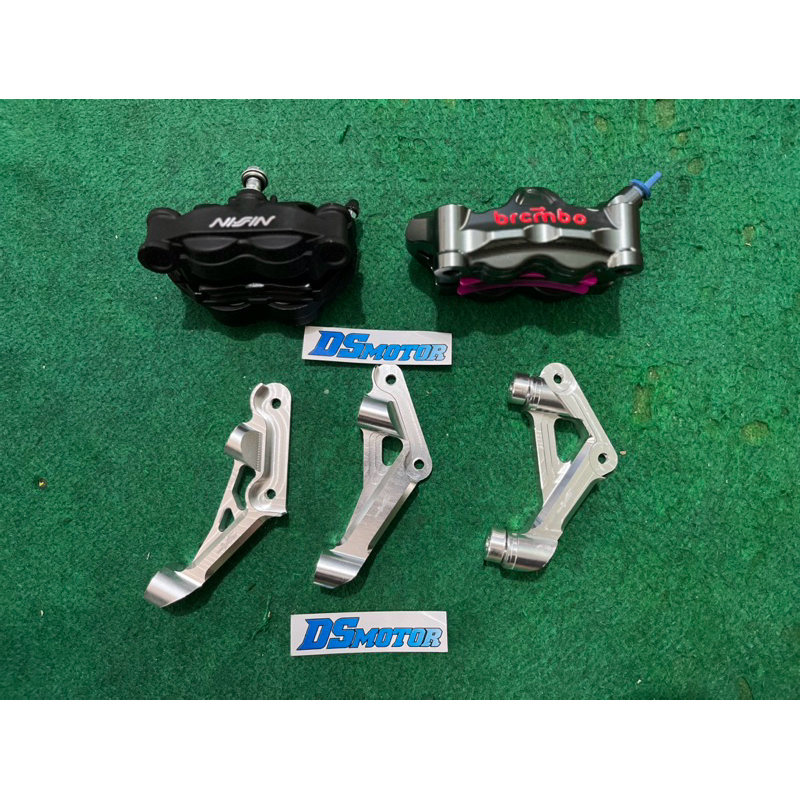 braket breket dudukan kaliper P100 pitch100 Africa twin brembo gp4 m50 m7 m432 m7 m3 PnP untuk ninja